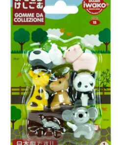 Alternative view of Iwako Japanese Puzzle Take Apart Erasers Zoo Animals Set of 7 1-Pack