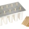 Fox Run Frozen Maker Set Ice Pop Mold, with 24 Popsicle Sticks, BPA-Free Aluminum 49 61rsCM41dML