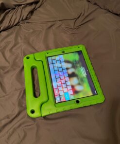 HDE Case for iPad 9.7-inch 2018/2017 Kids Shockproof Bumper Hard Cover Handle Stand with Built in Screen Protector for New Apple Education iPad 9.7 Inch (6th Gen) / 5th Generation iPad 9.7 - Green 40 61rsv N7iHL