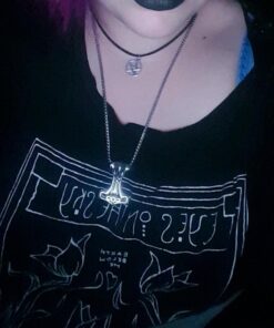 COPAUL Retro Men's Stainless Steel Quake Thors Hammer Pendant Silver 12 61rtY4Bn6VL