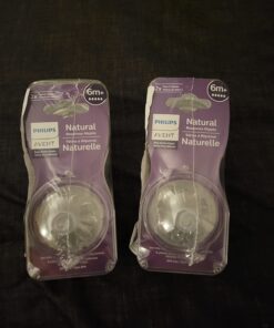 Philips AVENT Natural Response Baby Bottle Nipples Flow 5, 6M+, 4pk, SCY965/04 6 Month + 35 61rtoP55e5L