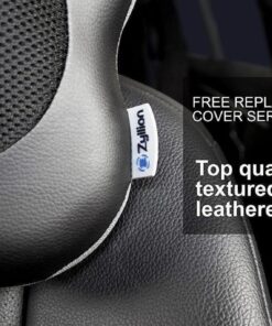 Zyllion Back and Neck Massager with Heat - 3D Deep Tissue Shiatsu Massage Pillow for Chair, Car and Muscle Pain on Whole Body: Shoulders, Calf, Foot, Legs, Arms (NOT Cordless) - Black (ZMA-13-BK) 38 61ruO86A9HL