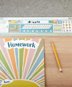 Really Good Stuff Boho Self-Adhesive Vinyl Desktop Helpers - Set of 24 - Intermediate 20 61rvk9LtVL