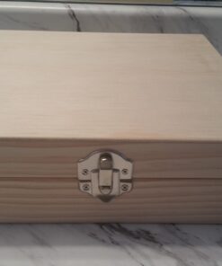 Wooden Essential Oil Box - Holds 52 (5-15 ml) & 6 (10ml Roll-On) Essential Oil Bottles - Perfect Essential Oils Case for Presentations - Protects Your Oils from Damaging Sunlight 1 Count (Pack of 1) 34 61s H9pe ZL 1