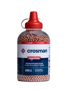Crosman Copperhead 4.5mm Copper Coated BBs In EZ-Pour Bottle For BB Air Pistols And BB Air Guns 6000 Count 22 61s Hx94Z7L