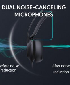 Alternative view of Yealink UH37 Professional USB Headset with Microphone for PC Laptop Noise Cancelling & Volume Control VoIP Skype MS Teams Online Conference(USB-A) MS Teams Optimized UH37 Stereo