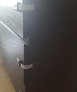 Baby Safety Locks | Child Proof Cabinets, Drawers, Appliances, Toilet Seat, Fridge and Oven | Tools Not Required | Uses 3M Adhesive with Adjustable Strap and Latch System (6-Pack, Brown) 47 61s S3hKkSL