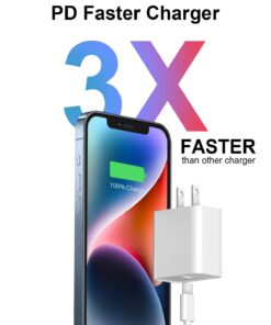Alternative view of 10FT iPhone 14 13 12 11 Charger, Long Charging Cable with 20W USB C Charger Block for iPhone 14/14 Pro/14 Pro Max/14 Plus/13/12/11/Xs Max/XR 2Pack 10FT