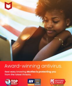 Alternative view of McAfee AntiVirus Protection | 1 PC (Windows)| Internet Security Software | 1 Year Subscription | Key Card Mailed Keycard 2022 Antivirus 1 Device