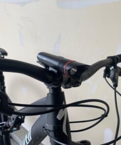 Bike Lights for Night Riding, USB Rechargeable Shark 300 Ultra Bright LED Bike Lights Front and Back Safety Tail Light Included, Bicycle Light Compatible with Mountain, Road, Kids & City Bicycles Black Combo 64 61s1HFJRLZL