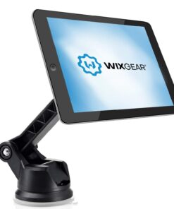 WixGear Dashboard Mount, Universal Magnetic Phone Holder for Car, Windshield Mount and Dashboard Mount Holder for Cell Phones and Tablets with Long Adjustable Arm – (New Rectangle Head) 30 61s34pNeybL