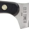 Old Timer 152OT Sharpfinger 7.1in S.S. Full Tang Knife with 3.3in Clip Point Skinner Fixed Blade, Black Sawcut Handle, and Leather Belt Sheath for Hunting, Camping, Skinning, EDC, and Outdoors 16 61s35f5xIL