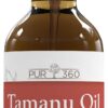 PUR360 Tamanu Oil - Best Treatment for Psoriasis, Eczema, Acne Scar, Rosacea - Relief for Dry, Scaly Skin, Scalp and More - Cold Pressed – Proven 100% Pure