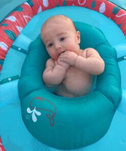 SwimWays Baby Spring Float - Baby (9-24 Months) Water Float - Green Octopus, Blue 10 61s5LDmF3L