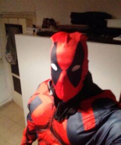 Marvel Rubie's Men's Universe Classic Muscle Chest Deadpool Costume Extra-Large 37 61s5VTHMboL