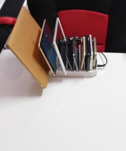 Alxum iPad Charging Station for Multiple Devices, 96W 10 Port Cell Phone Charging Station Organizer,USB Fast Charger Dock Compatible w iPad/iPhone/Android/Kindle/Fire/Kindle Tablet, UL Certified,White 79 61s5cUzxVCL