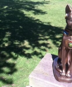 Top Collection Goddess Bastet Statue - Ancient Egyptian Goddess of Protection Sculpture in Premium Cold Cast Bronze - 8-Inch Collectible Fertility Cat Figurine 50 61s6SJiUpL