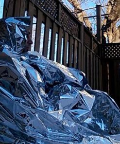 Mylar Men's Emergency Thermal Blankets (10 Pack) Silver 20 61s6WIlwINL