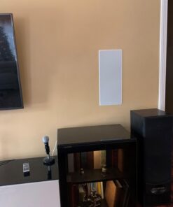 Polk Audio 265-RT 3-way In-Wall Speaker - The Vanishing Series | Easily Fits in Ceiling/Wall | High-Performance Audio - Use in Front, Rear or as Surrounds | With Power Port & Paintable Grille - Black Single 66 61s7SSi35uL