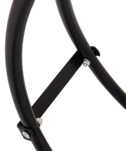 Sunnydaze Outdoor Firewood Log Hoop and Cover Set - Powder-Coated Steel Rack and PVC Cover - Black - 40-Inch 40 in 32 61s8EuWjmYL