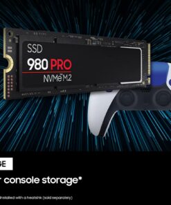 SAMSUNG 980 PRO SSD 500GB PCIe 4.0 NVMe Gen 4 Gaming M.2 Internal Solid State Drive Memory Card, Maximum Speed, Thermal Control, MZ-V8P500B/AM 25 61s8mTCMlUL