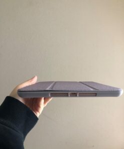 Soke iPad 6th/5th Generation Case with Pencil Holder, Smart iPad 9.7 inch Cases Trifold Stand with Shockproof Soft TPU Back Cover and Auto Sleep/Wake Function for Apple iPad 2018/2017, Violet 64 61sAexKj7AL