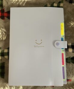 SKYDUE Letter A4 Paper Expanding File Folder Pockets Accordion Document Organizer (Purple) 1 Purple 31 61sBIdJWoL