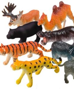 ArtCreativity Safari Animal Figurines Set for Kids - Pack of 12 - Assorted 2.5 Inch Small Animal Figures - Sturdy Plastic Toys - Fun Zoo Theme Birthday Party Favor - Great Gift Idea for Boys and Girls 6 61sBpbB4yGL