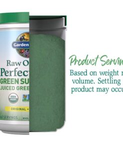 Garden of Life Super Greens Powder Smoothie & Mix, Probiotics & Digestive Enzymes for Digestive Health, Organic Superfoods Nutrition Fruit and Vegetables for Women & Men Energy, Original, 60 Servings 60 Servings (Pack of 1) 17 61sCw9bgLpL