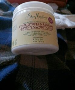 Shea Moisture Leave in Conditioner with Jamaican Black Castor Oil for Hair Growth, Strengthen & Restore, Vitamin E, Curly Hair Products Safe for use on Hair Color, 15 Oz 15 Fl Oz (Pack of 1) 39 61sEVYi 0fL