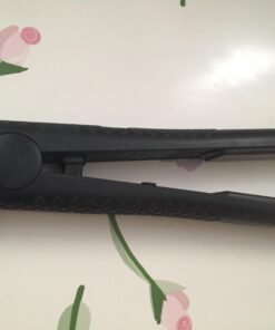 Herstyler Superstyler Onyx Ceramic Flat Iron, Ceramic Hair Straightener With Adjustable Temperature, Travel-friendly Dual Voltage Flat Iron Black 49 61sF1cKYXWL