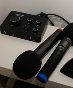 Sound Town Wireless Microphone Karaoke Mixer System with HD Audio Return Channel, Optical, AUX, Bluetooth - Supports Smart TV, Media Box, Sound Bar (SWM15-PRO) HD ARC, Audio Out 21 61sL9MBRFL