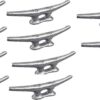 Marine Dock Cleat 4" Galvanized Open Base Boat 10 Pack