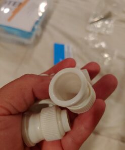 Ateco Standard Plastic Couplers, for Use Cake Decorating Tubes and Bags, Set of 4, 4 Count, White Standard Couplers - 4 pieces 13 61sN6c1V WL