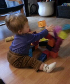 B. toys- Alphabetical Sort & Stack Developmental Baby Blocks- 26 soft blocks for kids & babys- Elemenosqueeze- 6 months + Baby Blocks Set 1 38 61sNH7MviHL