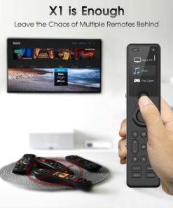 SofaBaton X1 Universal Remote Control with Hub & APP, Smart Remote with One-Touch Activities, Compatible with Alexa for Voice Control, Control up to 60 Entertainment IR/Bluetooth Devices 2023 Latest X1 Remote Set 24 61sNRPCo21L