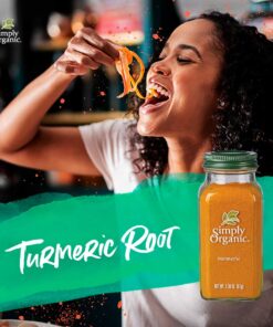 Simply Organic Ground Turmeric Root, Certified Organic | 2.38 oz | Curcuma longa L. 1 12 61sPv gxoKL