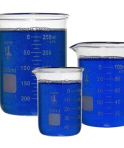 Karter Scientific 214T2, 3.3 Boro, Griffin Low Form, Glass Beaker Set - 3 Sizes - 50ml, 100ml, 250ml 14 61sQe9kFGL