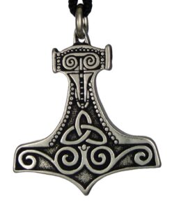 Thor's Hammer Viking Norse Ornament Vinyl Sticker - Car Phone Helmet - Select Size (A) X-Small: 4" 4 61sR7b64d7L