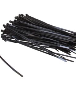 Nippon Labs CT-8INT-BK 8-Inch Intermediate Cable Ties, Black 100-Pieces/Bag