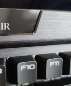 Corsair K70 RGB MK.2 Mechanical Gaming Keyboard - USB Passthrough & Media Controls - Linear & Quiet - Cherry MX Red - RGB LED Backlit (CH-9109010-NA) MX RED (Linear) Black 37 61sSI6F9H3L