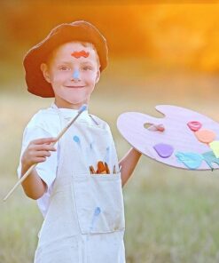 Alternative view of Art Advantage FAN-60/321Art Advantage Wood Palette Value-Pack with Free Brushes and Knives (WP1216-VP)