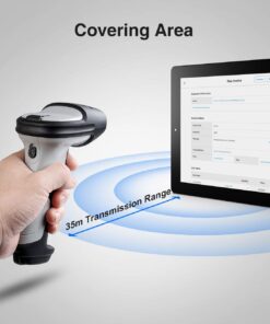 Inateck Bluetooth Barcode Scanner, Working Time Approx. 15 Days, 35m Range, Automatic Fast and Precise scanning, BCST-70 12 61sUc2nUDqL