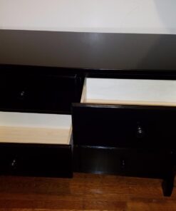 Delta Children Universal 6 Drawer Dresser, Greenguard Gold Certified, Black 40 61sWu jcvCL