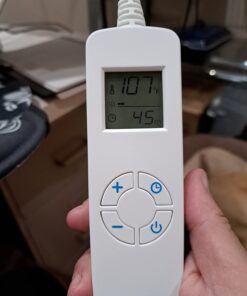 RENPHO Weighted Heating Pad for Back Pain Relief, FSA HSA Eligible, Electric Heat Pads for Neck and Shoulders, Fast-Heating, Auto Shut Off, Christmas Gifts for Women Men Mom Dad, ETL Certified, Gray A-gray-24"x33'' 37 61sWvb2kAgL