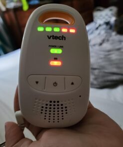 VTech DM111 Upgraded Audio Baby Monitor. 1 Parent Unit with Rechargeable Battery, Best-in-Class Long Range, Digital Wireless Transmission, Crystal-Clear Sound, Plug & Play, Sound Indicator & Alerts Audio Monitor with 1 Parent Unit 51 61sYrox5JcL