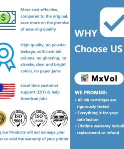 MxVol Remanufactured Xerox VersaLink C400 C405 Toner Cartridges Replacement for Xerox 106R03512 106R03514 106R03515 106R03513 use for Xerox VersaLink C400N C400DN C405N C405DN Printer, 4-Pack 10 61sZf5mlJPL