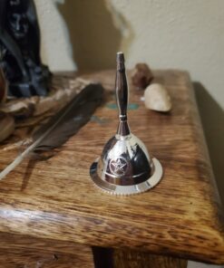 New Age Imports Inc. Altar Bell with Pentagram Design, 3 inches tall 19 61sabuuLnIL