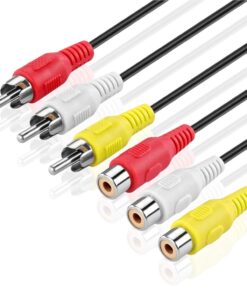 10ft 3RCA male to female Audio Composite extension Video Cable DVD 7 61saoYxBaTL