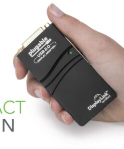 Plugable USB 2.0 to DVI/VGA/HDMI Video Graphics Adapter for Multiple Monitors up to 1920x1080 Supports Windows 11, 10, 8.1, 7, XP, and Mac 10.14+ 1920 VGA/DVI/HDMI 21 61scSTyXzHL